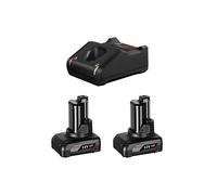 Bosch 2x 6.0Ah GAL 12V40 Rechargeable Battery 1600A01B20