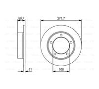 BOSCH 2X Dischi Freno Completi Oliati 0 986 479 R73