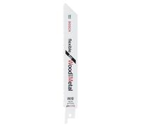 Bosch 2x Lama per seghe universali Multi Material S922HF | per Legno con chiodi duri, Truciolare, Lunghezza 150 mm, Professional Accessorio Sega universale