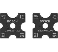 Bosch 2x Set di fustelle da taglio PRO, M6, M8, M10, M12 (per Acciaio, Acciaio inossidabile, 81 x 55 mm,)