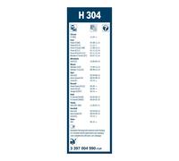 BOSCH 3 397 004 990 Spazzola tergi per CADILLAC,CHEVROLET,CITROËN,DAIHATSU,DS,FO