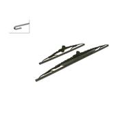 Tergicristalli Bosch Twin Spoiler 578S, Lunghezza 575mm/360mm, 1 set per parabrezza anteriore
