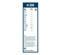 Tergicristallo per parabrezza BOSCH 3 397 011 629, Twin H250 Lunghezza 250mm, indietro, 1 pezzo