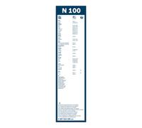 SPAZZOLA TERGI TERGICRISTALLO BOSCH TWIN N100 - 3397018199 1000mm