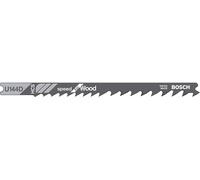 Bosch 3 LAME SEGHETTO 4-5,2x100 mm HCS PER LEGNO STRADATA RETTIFICATA ATTACCO A U