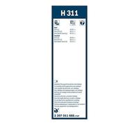 Spazzola tergicristallo BOSCH Twin H311, 300mm, Posteriore, 1 Pezzo