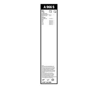 BOSCH 3397118966 Kit 2 Spazzole Tergicristallo Anteriore per VOLVO S60 I (384),