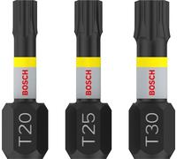 Bosch Professional Impact Control 2608522479 - Set di punte per cacciavite a T (25 mm, codolo esagonale, Pick and Click, accessori per avvitatore a percussione)
