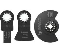 Bosch 3x Set di lame per piastrelle (per Malta, Colla, 134 x 104 mm, Professional Accessorio Utensili multifunzione)