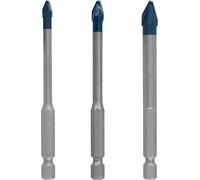 Bosch 3x Set di punte EXPERT HEX-9 Hard Ceramic (per Piastrelle di ceramica dura, Piastrelle di ceramica morbida, Ø 5,0, 6,0, 8,0 mm, Professional Accessorio Trapano)