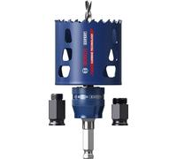 Bosch 3x Starter Set di seghe a tazza EXPERT Multi Material PC Plus (per Legno con metallo, Mattone, Ø 51 mm, Professional Accessorio Trapano)
