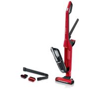 BOSCH - 4 Flexxo Proanimal Scopa Ricaricabile senza Sacco 2 in1 BBH3ZOO28 Potenza di aspirazione 25 AW Colore Rosso