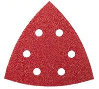 Bosch 5 Fogli Abrasivi 93 mm per Levigatrice Delta 6 Fori G 60