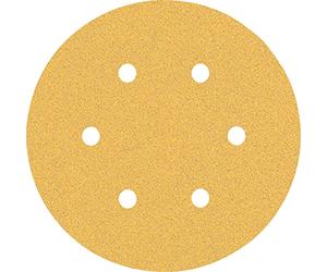 Bosch 50x Carta abrasiva EXPERT C470 con 6 fori | per Vernice su legno, Legno duro, Grano 80, Professional Accessorio levigatrice rotoorbitale, levigatrice rotoorbitale