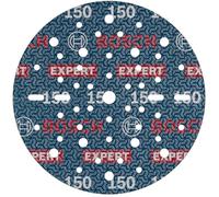 Bosch 50x Disco per levigatura EXPERT O780, 150 mm (per Legno duro, Vernice su legno, Ø 150 mm, Grano 150, Professional Accessorio levigatrice rotoorbitale)