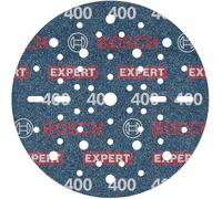 Bosch 50x Disco per levigatura EXPERT O780, 150 mm (per Legno duro, Vernice su legno, Ø 150 mm, Grano 400, Professional Accessorio levigatrice rotoorbitale)