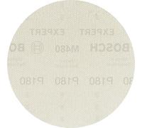 Bosch 5x Abrasivi a rete EXPERT M480 (per Cartongesso, Legno duro, Ø 225 mm, Grano 180, Professional Accessorio Levigatrice per cartongesso)