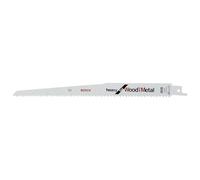 Bosch Lama per sega a sciabola S 1111 DF Heavy, legno e metallo, 225 mm, 5 pezzi
