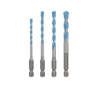 Bosch 5x Set di punte EXPERT HEX-9 Multi Construction (per Calcestruzzo, Piastrelle di ceramica morbida, Ø 4,0, 5,0, 6,0, 6,0, 8,0 mm, Professional Accessorio Trapano)