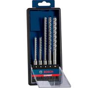 Bosch 5x Set di punte per martelli EXPERT SDS plus-7X | per Pietra morbida, Pietra dura, Ø 5,00, 6,00, 6,00, 8,00, 10,00 mm, Professional Accessorio Martello perforatore