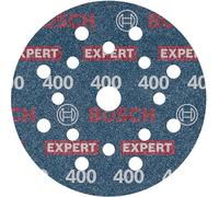 Bosch 6x Disco per levigatura EXPERT O780, 125 mm (per Legno duro, Vernice su legno, Ø 125 mm, Grano 400, Professional Accessorio levigatrice rotoorbitale)
