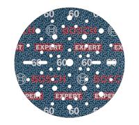 Bosch 6x Disco per levigatura EXPERT O780, 150 mm (per Legno duro, Vernice su legno, Ø 150 mm, Grano 60, Professional Accessorio levigatrice rotoorbitale)