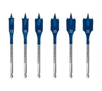 Bosch 6x Set di mecchie a spada EXPERT Self Cut Speed (per Legno tenero, Truciolare, Ø 13-25 mm, Professional Accessorio Trapano)