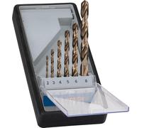 Bosch Set di punte per trapano Robust Line HSS-Co DIN 135, per metallo, 135°, 6pz. 2 - 8mm Quantità:1