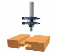 Bosch 84623 m 1/10,2 cm gambo fresa tongue & Groove 3-wing con cuscinetto