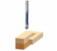 Bosch 85245 - Punta per pannello pilota con punta dritta in carburo da 3/8", con punta passante per trapano