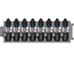Bosch 8x Bit PRO Phillips Impact | Lunghezza 25 mm, Professional Accessorio Avvitatore, Trapano