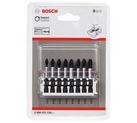 Bosch 8x Set bit di avvitamento PRO Impact | Lunghezza 55, 55, 55, 55, 55 mm, Professional Accessorio Avvitatore, Trapano