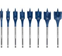 Bosch 8x Set di mecchie a spada EXPERT Self Cut Speed | per Legno tenero, Truciolare, Ø 12,00, 16,00, 18,00, 20,00, 22,00, 25,00, 28,00, 32,00 mm, Professional Accessorio Trapanoi
