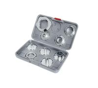 Bosch 9x Set di guide per modello PRO, in formato metrico, per fresatrici | 140 x 58 mm,