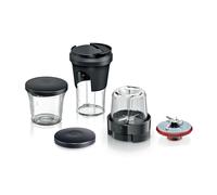 Bosch Accessori MUZS68TM - Set tritatutto multiuso, tritatutto per erbe e spezie, tritatutto universale, frullatore, soluzione di conservazione, coperchio ToGo per robot da cucina serie 6, serie 8,
