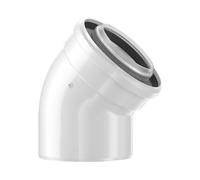 BOSCH Accessori Scarico FC-CE80-45 Curva Doppia 45 Gradi, D:80/125Mm