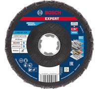 Bosch Accessories 1 X EXPERT N475 SCM X-LOCK Disco abrasivo a ventaglio (per la finitura di superfici metalliche, Ø 125 mm, medio, accessorio smerigliatrice angolare)