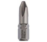 Bosch Accessories 2607001512 Inserto a Croce PH 2 extra duro C 6.3 10 pz.