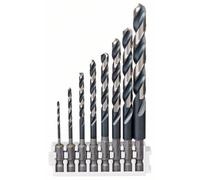Bosch Accessories 2608577139 Kit punte a spirale da metallo 8 pz.