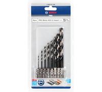 Bosch HSS Spiralbohrer-Set Impact Control Con Asta Esagonale, 8-teilig,2