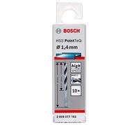 Bosch Punta trapano elicoidale HSS PointTeQ DIN 338 per metallo 1,4 mm - 10 pezzi