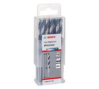 Bosch Accessories 2608577184 HSS PointTeQ (1,6 x 20 x 43 mm) - Set da 10 Pezzi di Punte Elicoidali per Trapano per Metallo, Acciaio, Fusione o Plastica, Grigio (Argento), Ø 1.6 mm