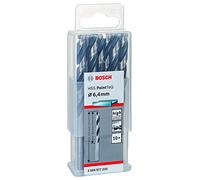 Bosch Accessories 2608577232 HSS PointTeQ (6,4 x 63 x 101 mm) - Set da 10 Pezzi di Punte Elicoidali per Trapano per Metallo, Acciaio, Fusione o Plastica, Grigio (Argento), Ø 6.4 mm