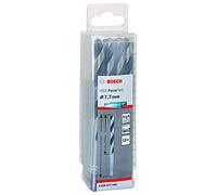 Bosch Accessories 2608577245 HSS PointTeQ (7,7 x 75 x 117 mm) - Set da 10 Pezzi di Punte Elicoidali per Trapano per Metallo, Acciaio, Fusione o Plastica, Grigio (Argento), Ø 7.7 mm