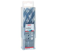 Bosch Accessories 2608577276 HSS PointTeQ (10,8 x 94 x 142 mm) - Set da 5 Pezzi di Punte Elicoidali per Trapano per Metallo, Acciaio, Fusione o Plastica, Grigio (Argento), Ø 10.8 mm