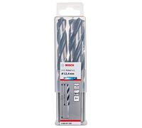 Bosch Accessories 2608577292 HSS PointTeQ (12,4 x 101 x 151 mm) - Set da 5 Pezzi di Punte Elicoidali per Trapano per Metallo, Acciaio, Fusione o Plastica, Grigio (Argento), Ø 12.4 mm