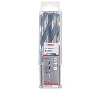 Bosch Accessories 2608577298 HSS PointTeQ (13 x 101 x 151 mm) - Set da 5 Pezzi di Punte Elicoidali per Trapano per Metallo, Acciaio, Fusione o Plastica, Grigio (Argento), Ø 13 mm