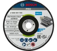 Bosch Accessories 2608601705 Disco di sgrossatura dritto Diametro 76 mm Ø for