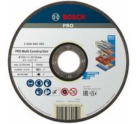 Bosch Disco da taglio Multi Construction Rapido 125 mm – 1,0 mm – 22,23 mm – Quantità 1