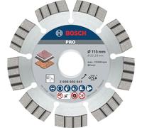Bosch Accessories 2608602641 - Disco de diamante Best Stone: 115x2,2x12mm, nero
